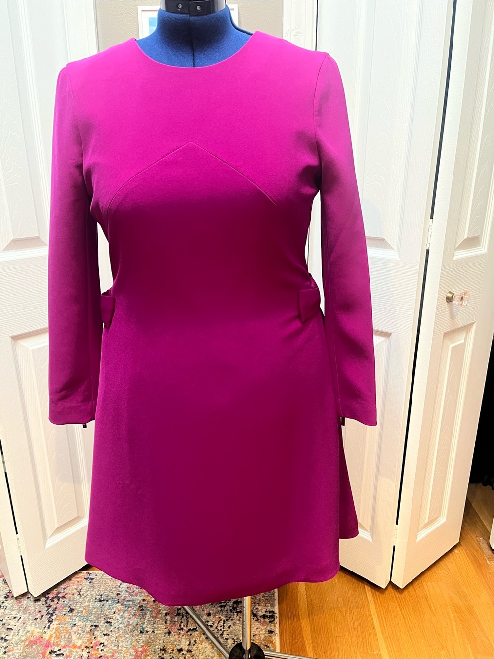 Ted Baker Bright Fuchsia Midi Dress